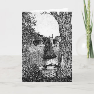 Geburtstagskarte - anonymes Gesicht Karte