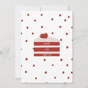 Geburtstagskarte aus Red Velvet Dankeskarte