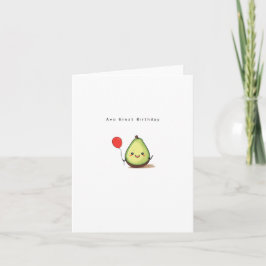 Geburtstagskarte, Avo Great Birthday, Avocadokarte Karte