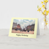 Geburtstagskarte - Barrow-in-Furness, Cumbria Karte (Gelbe Blume)