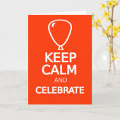 Geburtstagskarte behalte Ruhe Karte (Gelbe Blume)