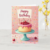 Geburtstagskarte Berry Delight Karte (Gelbe Blume)