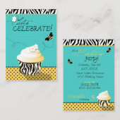 Geburtstagskarte Biene Erinnerung Begleitkarte (Vorne/Hinten)