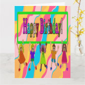 Geburtstagskarte Big Karte (Gelbe Blume)