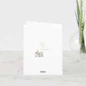 Geburtstagskarte - Blume Karte (Rückseite)