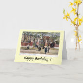 Geburtstagskarte - Brown University, Provisioning, Karte (Gelbe Blume)