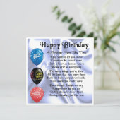 Geburtstagskarte - Bruder Karte (Stehend Vorderseite)