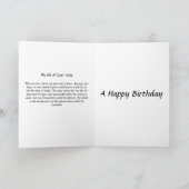 Geburtstagskarte - Capri, Italien Karte (Innenseite)