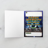 Geburtstagskarte Cartoon DJ Karte (Innenseite)