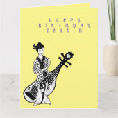 Geburtstagskarte: Cousin Karte (Vorderseite)