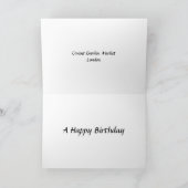 Geburtstagskarte - Covent Garden, London Karte (Innenseite)