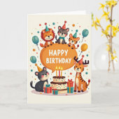 Geburtstagskarte Cub Celebration Karte (Gelbe Blume)