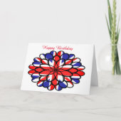 Geburtstagskarte Dankeskarte (Vorderseite)