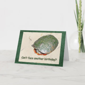 Geburtstagskarte der bemalten Schildkröte Karte