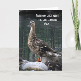 Geburtstagskarte der Funny Ente Karte