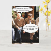 Geburtstagskarte der Funny Men Karte (Gelbe Blume)