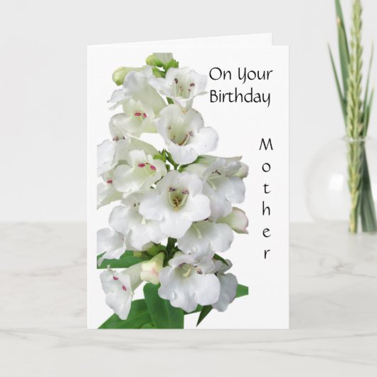 Geburtstagskarte der gefalteten Mutter Dankeskarte (Vorderseite)