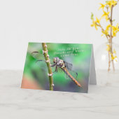 Geburtstagskarte der Libellen (7178) Karte (Gelbe Blume)