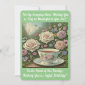 Geburtstagskarte der Mama Einladung (Vorderseite)