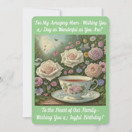 Geburtstagskarte der Mama Einladung