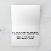 Geburtstagskarte "Der Oliver-Schreibmaschine" Karte (Innenseite)