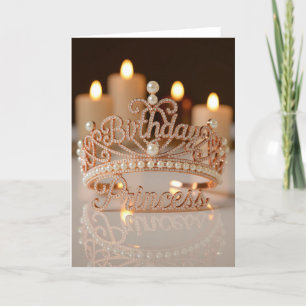 Geburtstagskarte der Prinzessin, Geburtstag der To Feiertagskarte
