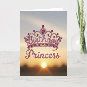 Geburtstagskarte der Prinzessin, Geburtstag der To Feiertagskarte