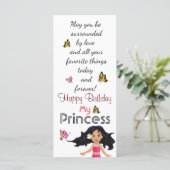 Geburtstagskarte der Tochter Karte (Stehend Vorderseite)