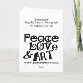 Geburtstagskarte der Verzauberung Karte (Rückseite)