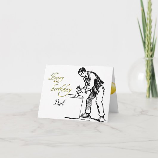 Geburtstagskarte des Betreibers Karte (Vorderseite)