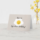 Geburtstagskarte des Eiers Karte (Gelbe Blume)