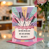 Geburtstagskarte des Friseurs Karte