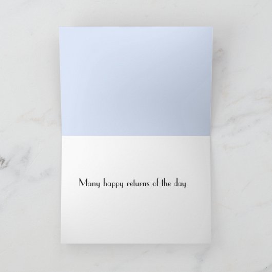 Geburtstagskarte des Hühners Karte (Innenseite)