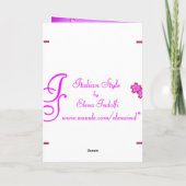 Geburtstagskarte des Kleinkindes Karte (Rückseite)