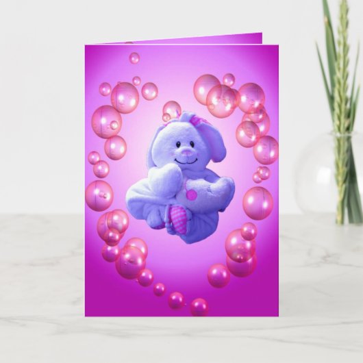 Geburtstagskarte des Kleinkindes Karte (Vorderseite)