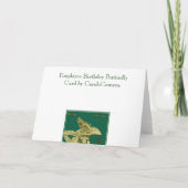 Geburtstagskarte des Mitarbeiters Karte (Rückseite)