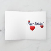 Geburtstagskarte des niedlichen Siegels Karte (Innenseite)