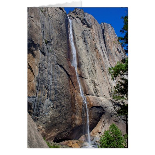 Geburtstagskarte des Oberen Yosemite Falls (Vorne)