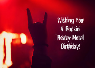 Heavy Metal Karten Zazzle De