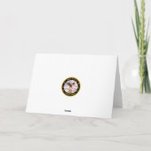 Geburtstagskarte des Soldaten Karte (Rückseite)