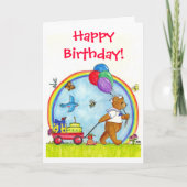 Geburtstagskarte des Wunsches Karte (Vorderseite)