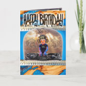 Geburtstagskarte DJ Karte (Vorderseite)