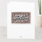 Geburtstagskarte DJ Karte (Rückseite)