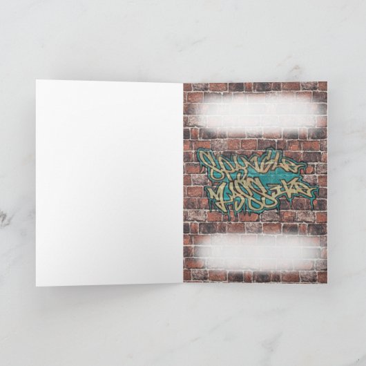 Geburtstagskarte DJ Karte (Innenseite)