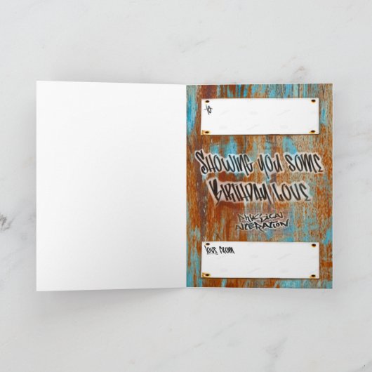 Geburtstagskarte DJ Raver Karte (Innenseite)