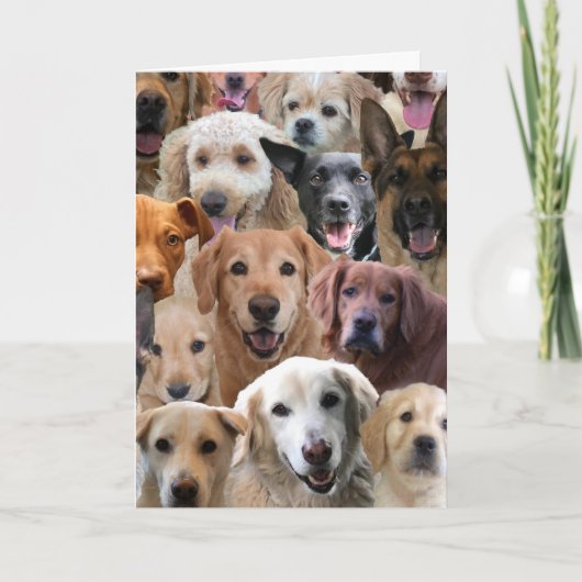 Geburtstagskarte einer Gruppe Karte (Vorderseite)