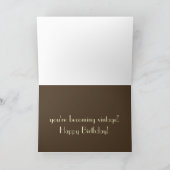 Geburtstagskarte eines klassischen Autos Karte (Innenseite)