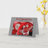 Geburtstagskarte eines klassischen Autos Karte (Gelbe Blume)