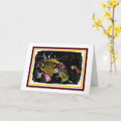 Geburtstagskarte eines klassischen Autos Karte (Gelbe Blume)