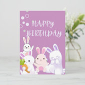 Geburtstagskarte Einladung (Stehend Vorderseite)